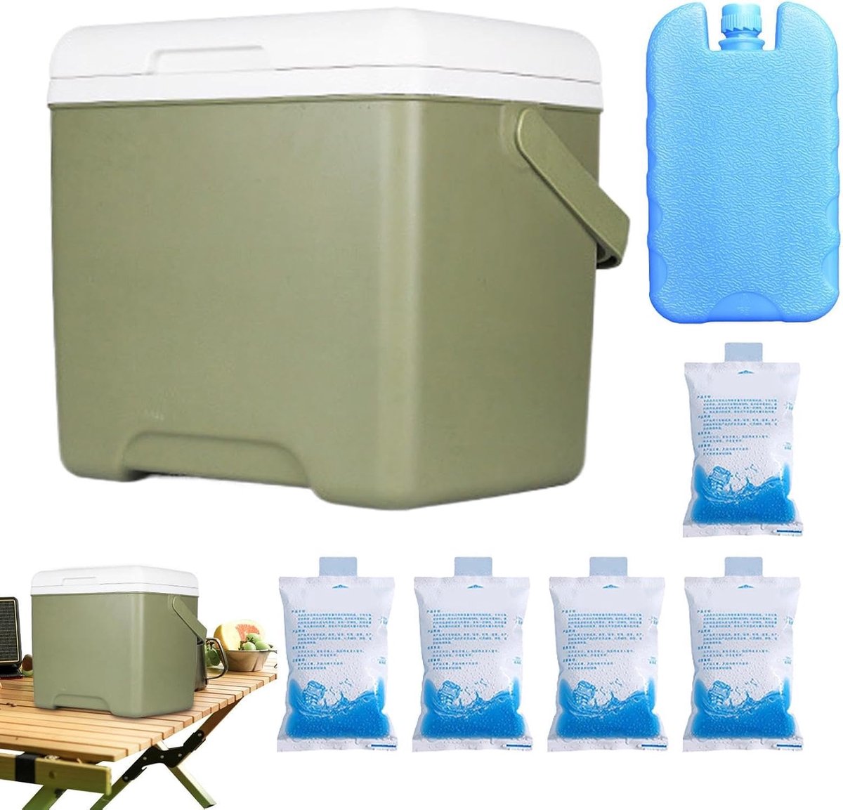 Geïsoleerde Koelbox - Draagbare Cooler - Buitenactiviteiten - Lange Versheid - 138 Liter - Niet gespecificeerd