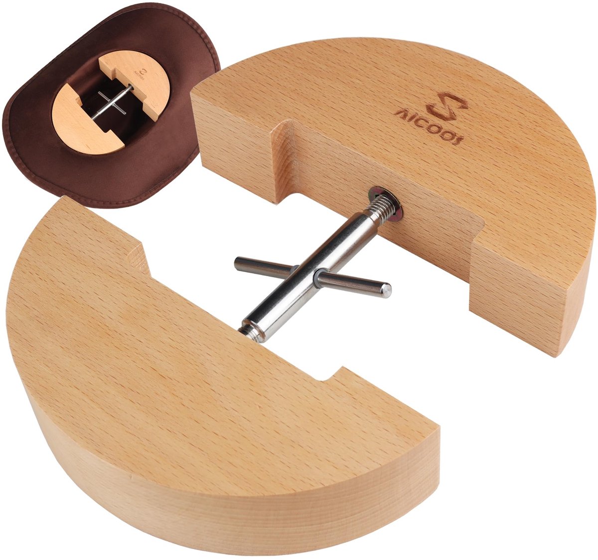 Dailygoods- Hoedstretcher duurzaam Europees beukenhout - Hondenrek auto kofferbak - Hondenrek auto universeel - Hondenrekje - Perfect voor cowboyhoeden - Hoge kwaliteit en slijtvast - Hoedenrek