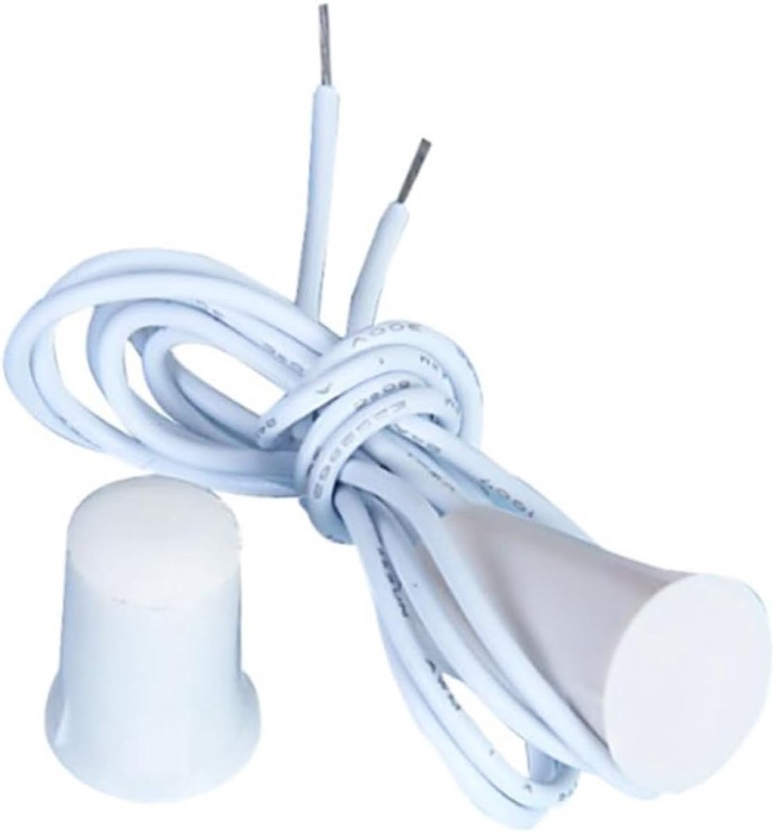 Raam Alarm Schakelaar - Magnetische Sensor - Beveiliging Thuis - Verzonken Montage - 2 x 1.1 x 1.1 cm - Wit