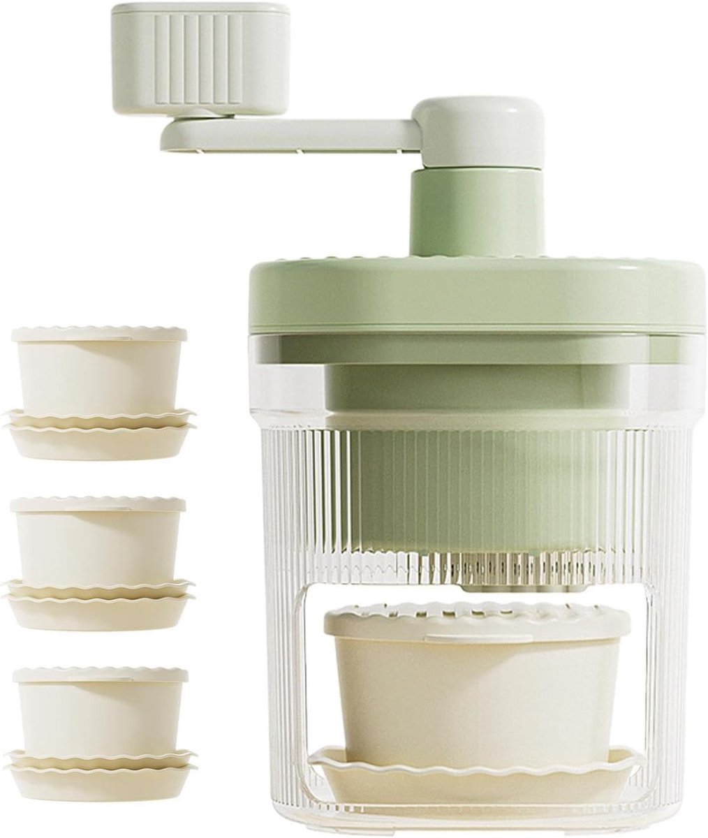 IJsraspmachine - IJsmachine Sneeuw - Desserts Maken - Handmatige Bediening - 24 x 14 x 14 cm - Wit