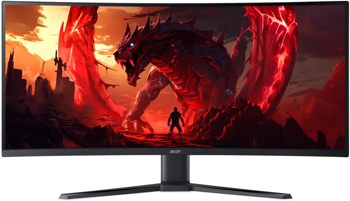 Acer NITRO XZ340CURX2bmiipphx - 34" Quad HD - VA - Curved - 3ms - 200Hz - Zwart