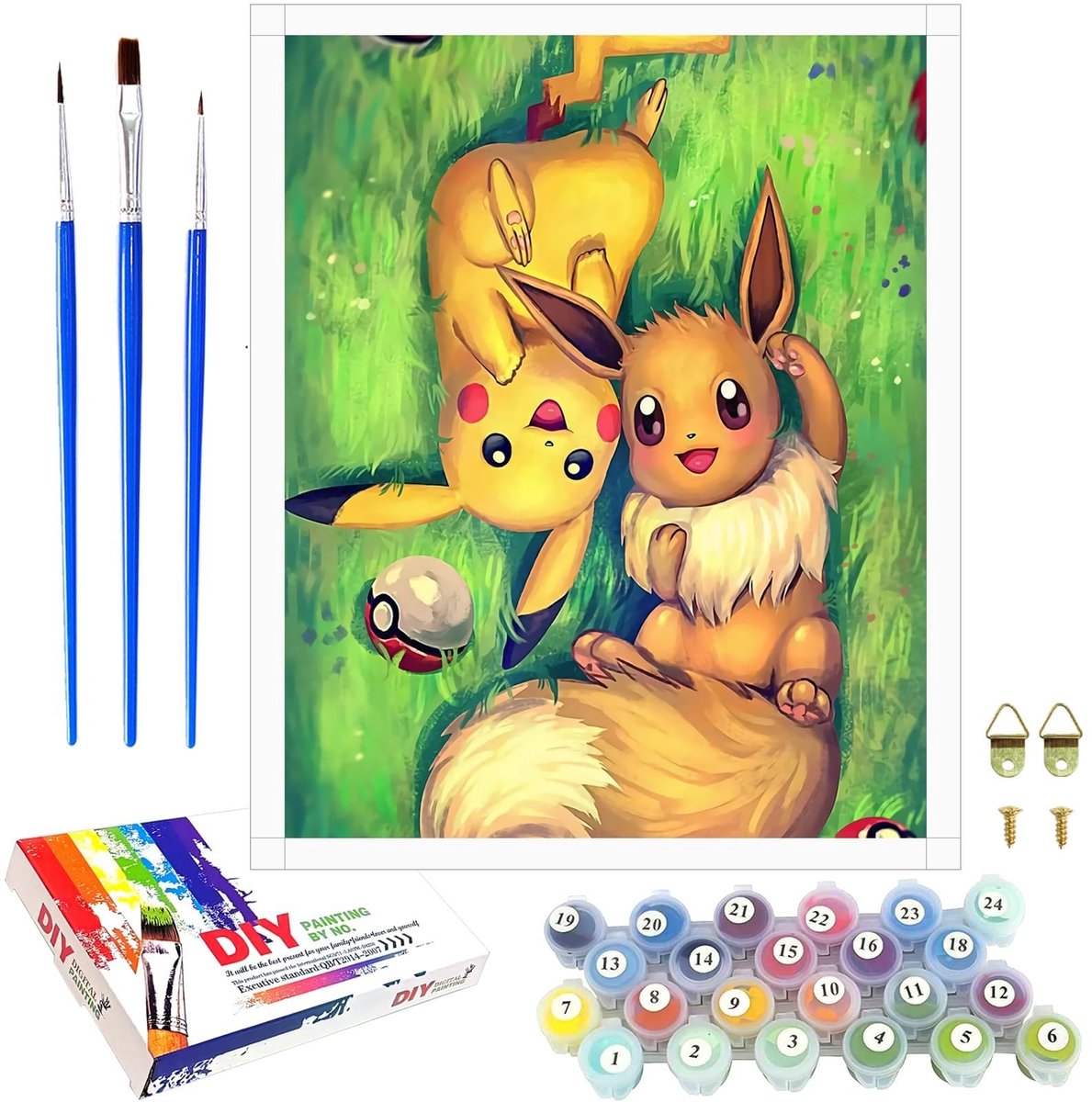 Dailygoods - Schilderen op Nummer Set - Doe-Het-Zelf Olieverfschilderij voor Beginners