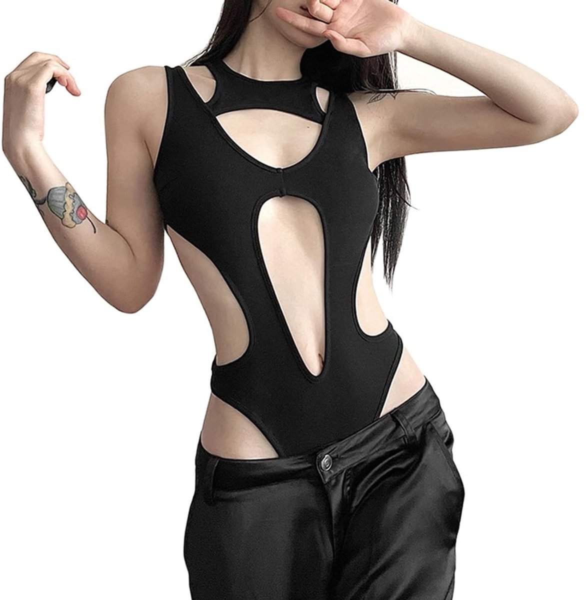 Dailygoods - Sexy Hollow Out Vrouwen Bodysuit - Zomer Streetwear Outfit