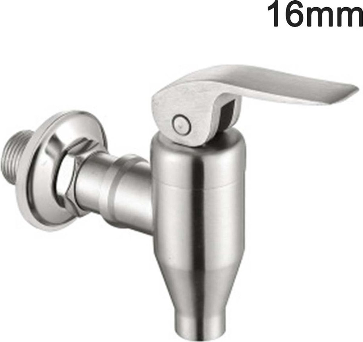 LISM-Vervangingsonderdelen voor drankdispensers van roestvrij staal, draaibare wijn- en sapkranen, biertaps, taps voor bierfusten (16 mm)