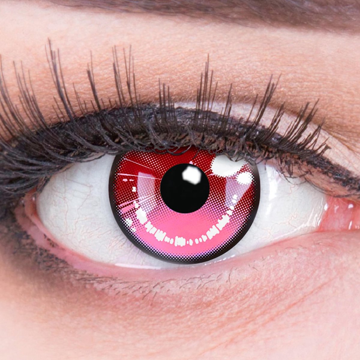 Dailygoods- Contactlenzen Gekleurd - Anime/Arc - 2 Stuks - Zachte Motieflens - Cosplay/Kostuum - Hoogwaardige Kwaliteit - Inclusief Houder - Kleurcontactlenzen