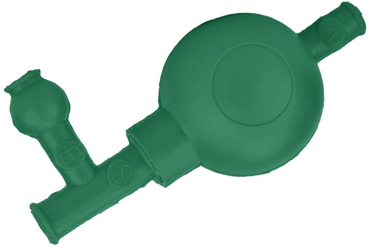 Dailygoods- Zuigbol Duurzaam - Rubberen Zuigbol - Drukafzuiging - Laboratoriumassistent - Corrosiebestendig - Grote Zuigkracht - Pipetzuiger