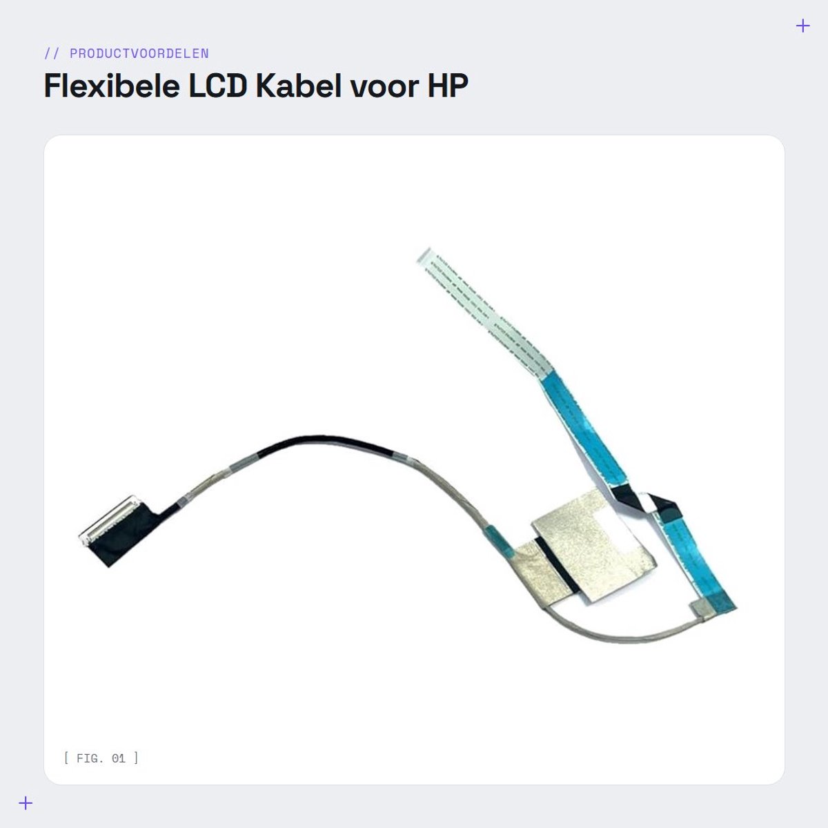 Dailygoods - Flexibele LCD Kabel voor HP ZBOOK Power G8