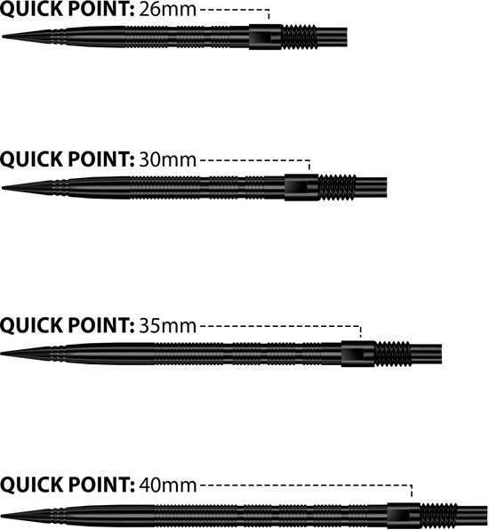 Dailygoods- Dartpunten CNC-gefreesd - Micro Grip - No-break design - Verbeterde vingergreep - Nauwkeurige worpen - Vermindert bounce-outs - Dartpijlen van Dailygoods — afbeelding 2