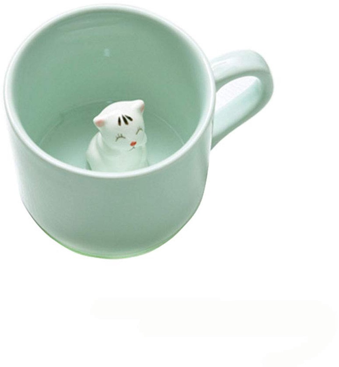 Dailygoods- Mok Keramisch - 3D Dier Design - Ochtenddrank - Cadeau voor Bruiloften - Verjaardagen - Vaderdag - Koffie/Thee Beker