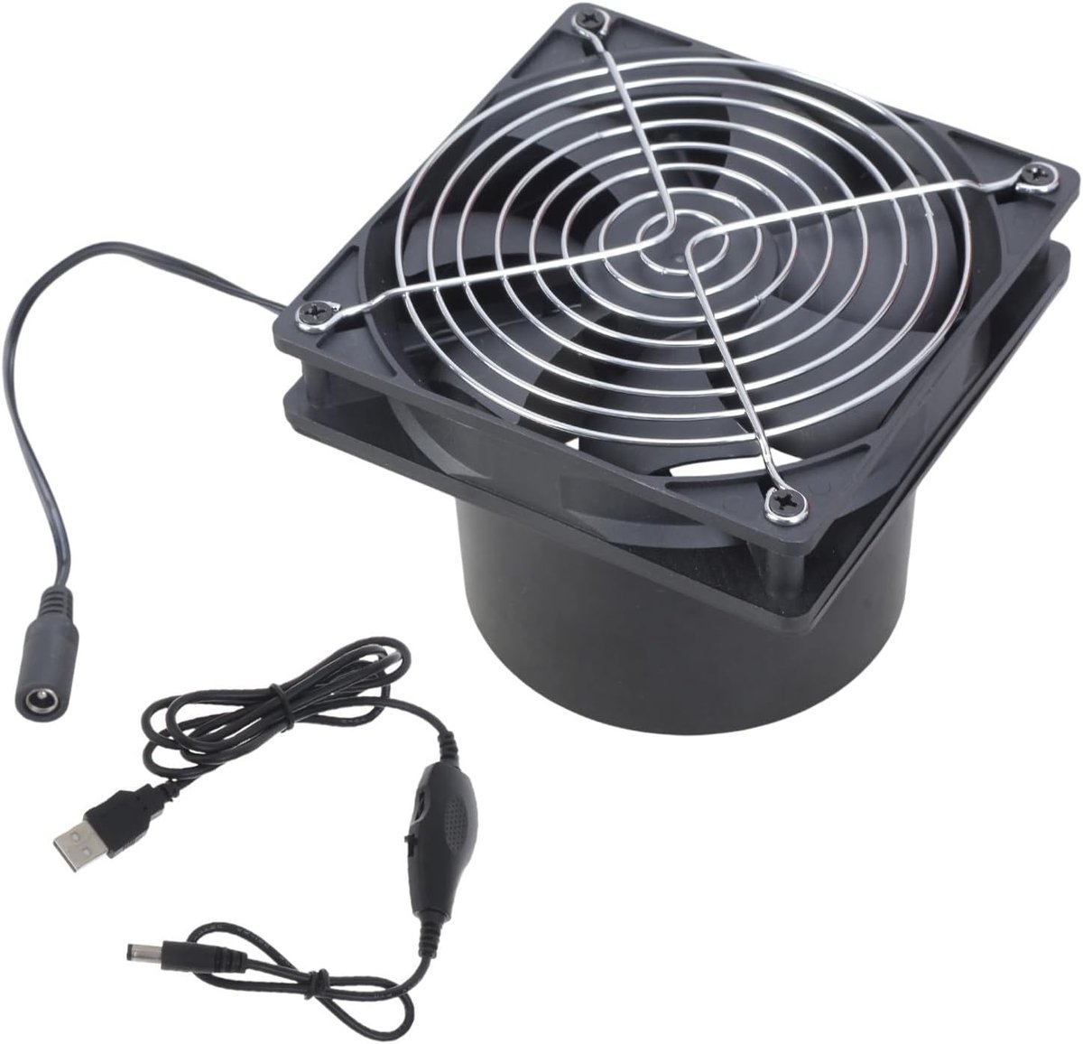 Afzuigventilator Set - Luchtverplaatser Blower - Ruimte Ventilatie - Met Snelheidsregelaar
