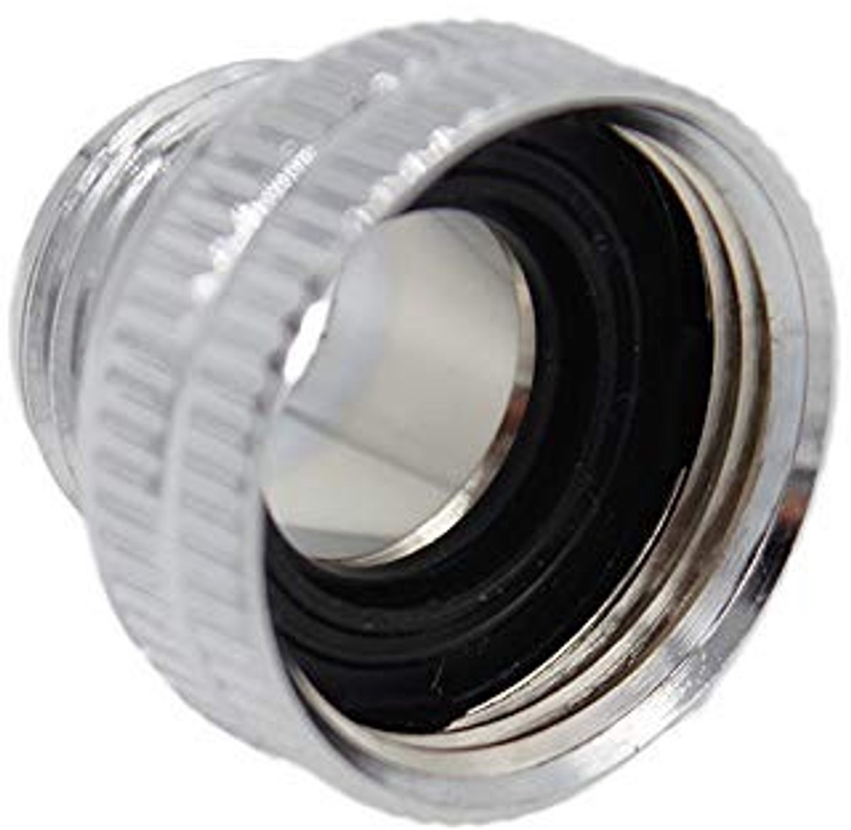 Dailygoods- Adapterstuk 1 inch binnendraad - 3/4 inch buitendraad - Chroom/Messing - Verloopstuk - Kraanaansluiting - Geschikt voor Gardena