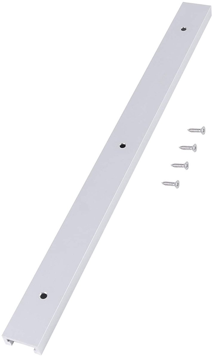 Dailygoods- T-slot Aluminiumlegering 400mm - T Track - Zelftappende Schroeven - Houtbewerking - Werkgereedschap - Duurzaam en slijtvast