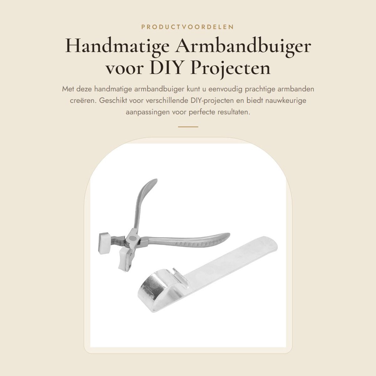 Solidchoice - Handmatige Armbandbuiger voor DIY Projecten