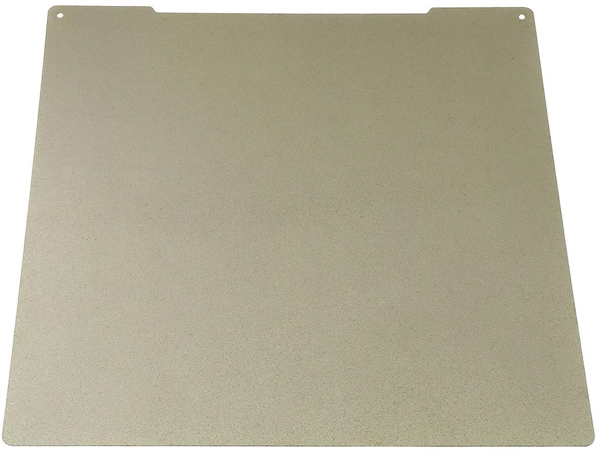 Dailygoods- 3D-printerplaat Dubbelzijdig - PEI - Verenstaal - 254 x 241 mm - Compatibel met Prusa I3 MK4 MK3 MK3S - Verbeterde hechting - Bouwplaat