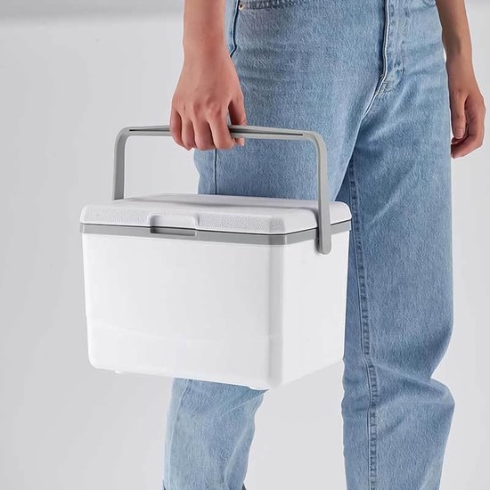 Compacte Koelbox - Draagbare Cooler - Buitenactiviteiten - Lange Koude Houdtijd - 5 Liter Capaciteit - Wit — afbeelding 5
