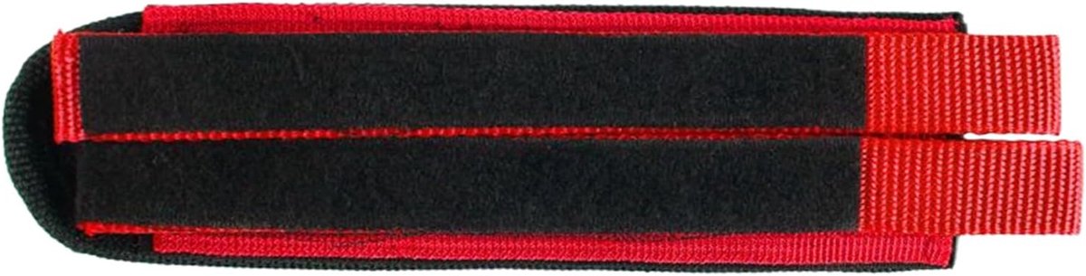 Pedaalriemen Hometrainer - Antislip Clips - Fitness Training - Verstelbaar Klittenband - 41.8 cm - Rood