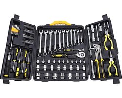 Gereedschapskoffer Set - Reparatieset - Auto Onderhoud - 110 Delig - 50x50x20 cm - Zwart
