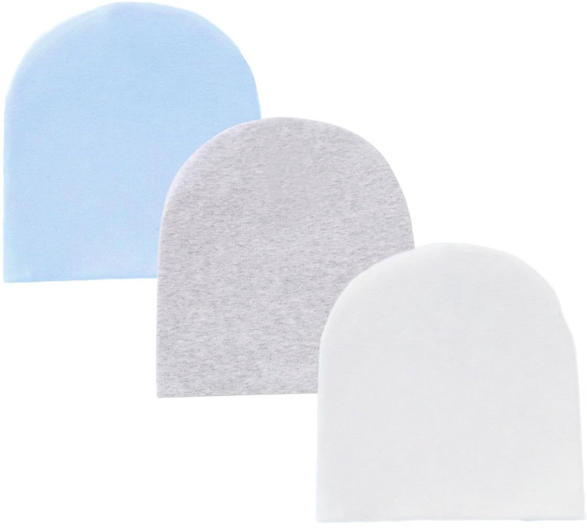 Babymutsen Set van 3 - Katoen - Uniseks - Perfect voor pasgeborenen - ShopVlot