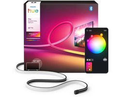 Philips Hue Play Pro entertainment LED-strip - 55 tot 65 inch TV - aanpasbaar wit en gekleurd licht…