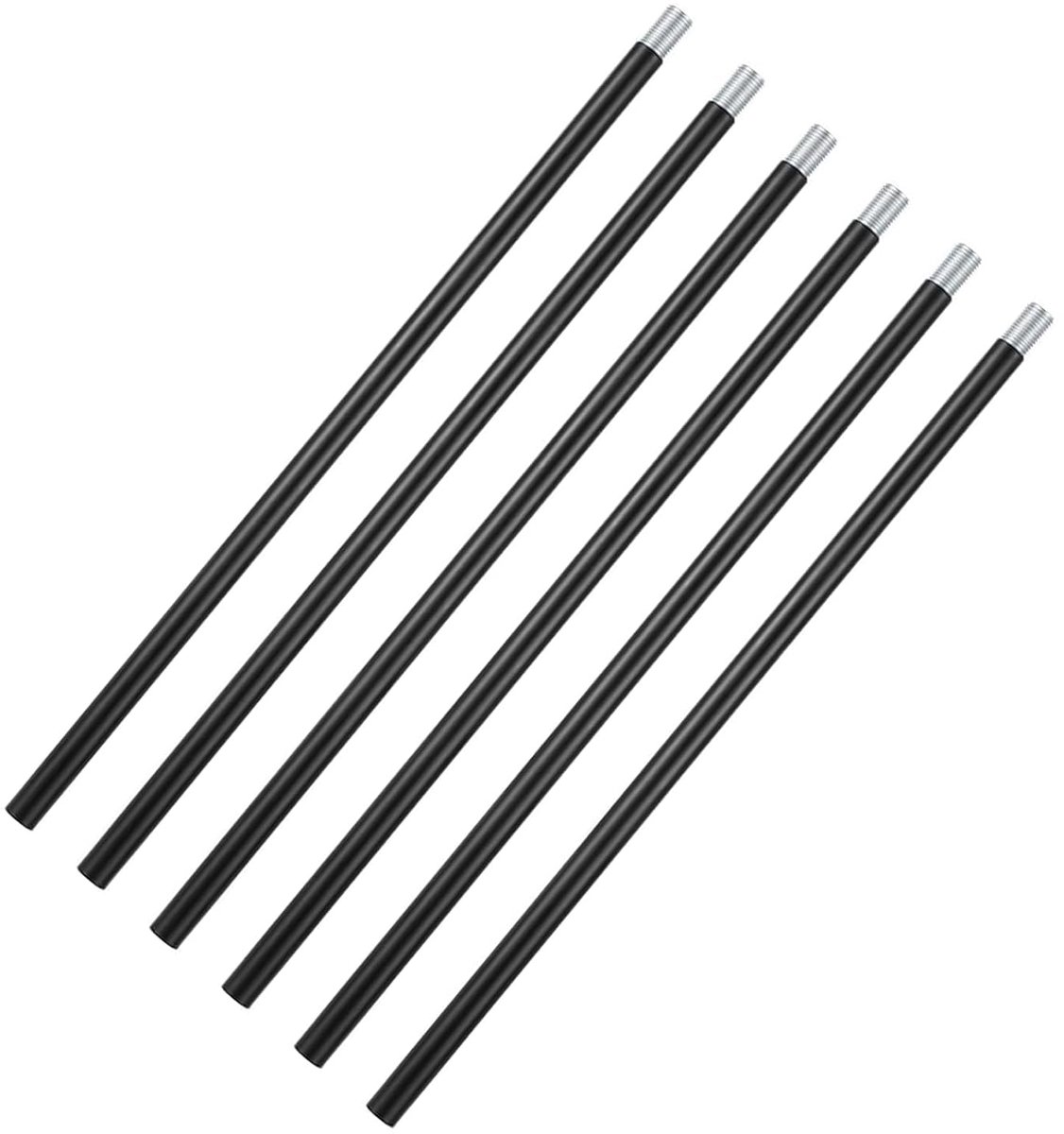 6 Sets M10 x 300mm Extension Rod Set Extension Tube with M10 Swivel Nut for Pendant Lights, Island Lighting - ShopVlot