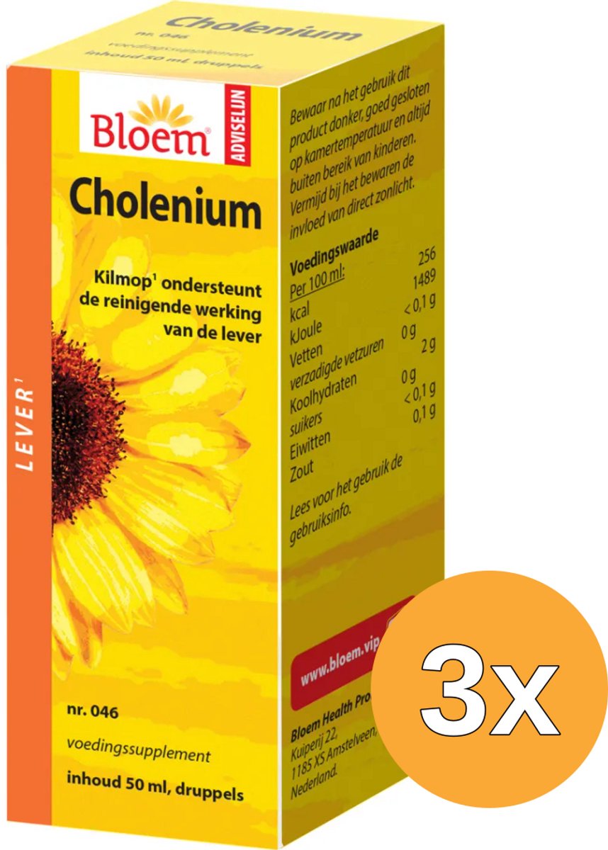 3x Bloem Cholenium (50 ml)