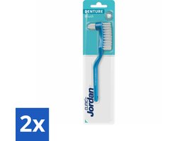 Jordan 2 x - Clinic - Tandenborstel Kunstgebit - Denture - Kunstgebit Tandenborstel - Tandenborstel Kunstgebit - Kunstgebit Reinigen - Tandenborstel Voor Kunstgebit - Mondhygiëne Kunstgebit