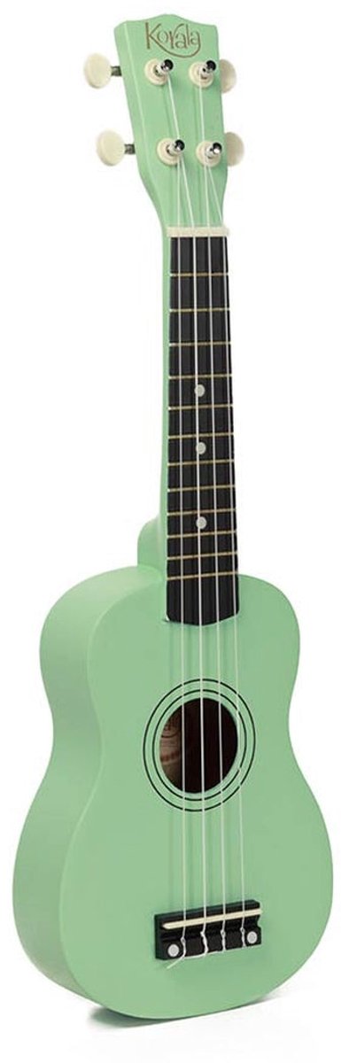 Sopraan ukelele - Korala UKS-15 - Lindenhouten Body - Gitaarmechanieken - Groen