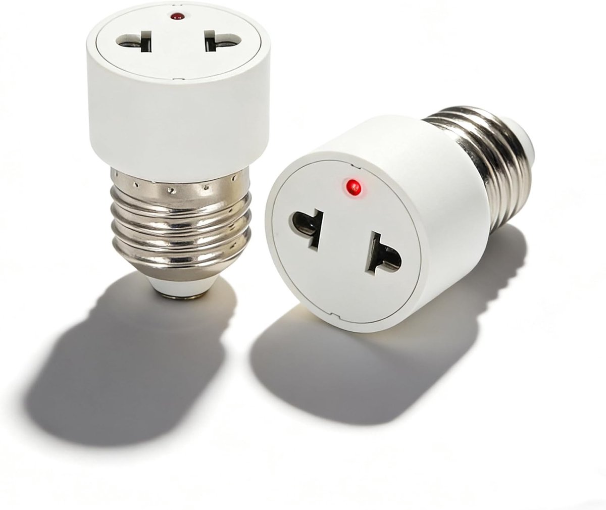 Stekkerlampje - E27 stopcontact - Adapter van lamphouder naar Europees stopcontact - Brandwerend materiaal - Voor elektrische apparaten
