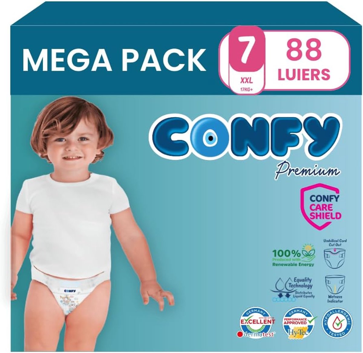 Baby luiers maat 7 - Mega pack - Superabsorberend - Tot 12 uur droog - ShopVlot