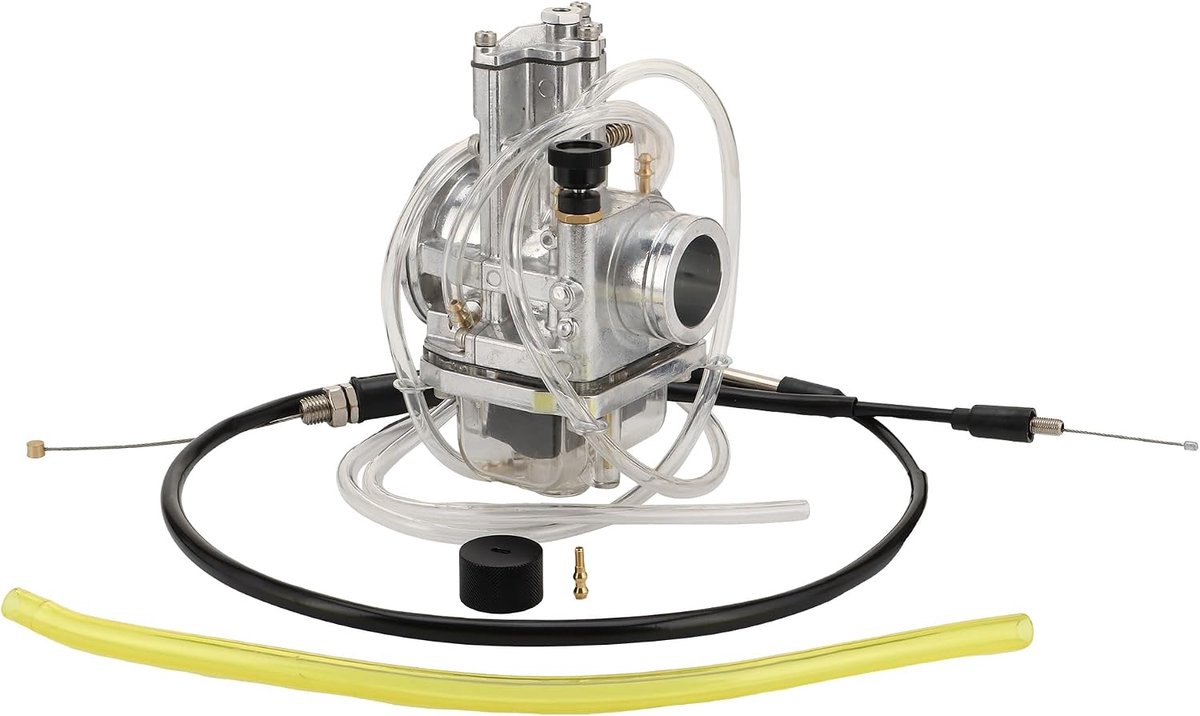 SnelShoppen - 34mm Carburateur met Gaskabel Vervanging voor Motoren 250cc 300cc 350cc 400cc 450cc - Geschikt voor YZ250F KX250F RMZ250 CRF250R CRF450R