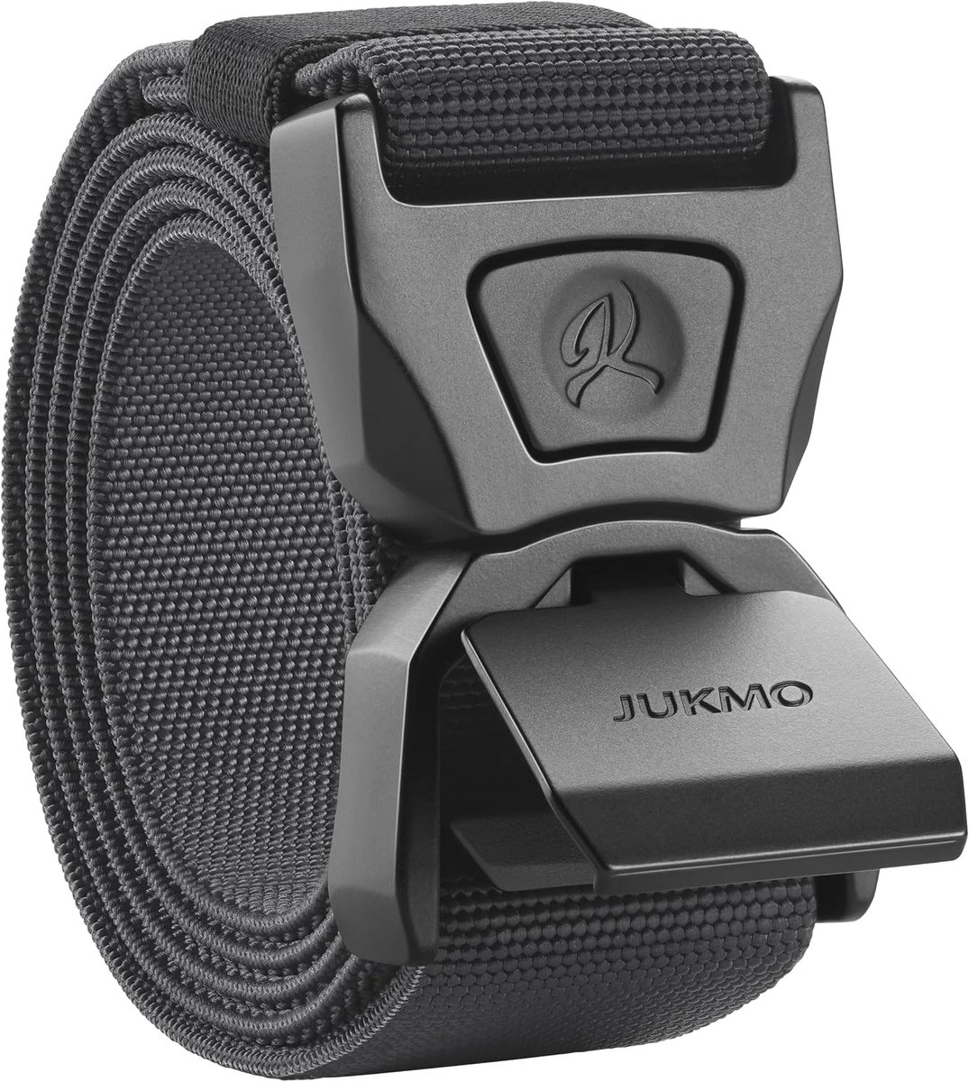 JUKMO Quick Release Tactical Belt, Military Work 1.5" Nylon Web Golf Belt With Heavy Duty Seatbelt Buckle - ShopVlot