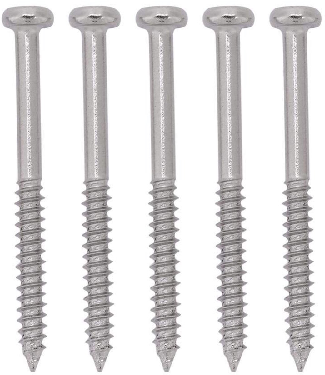 Bass Pickup Schrauben, 50pcs Stahl Schrauben für Bass Pickup Befestigung, Ersatzteile für Musiker, DIY Reparaturen und - ShopVlot