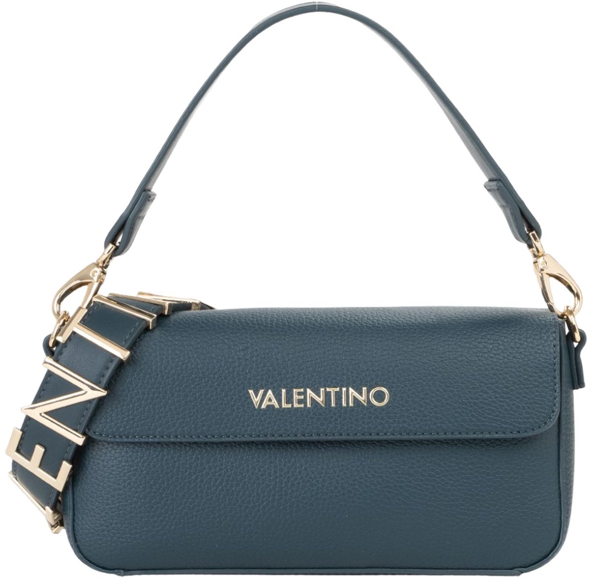 VALENTINO schoudertas handtas Alexia Crossbody Bag Petrolio