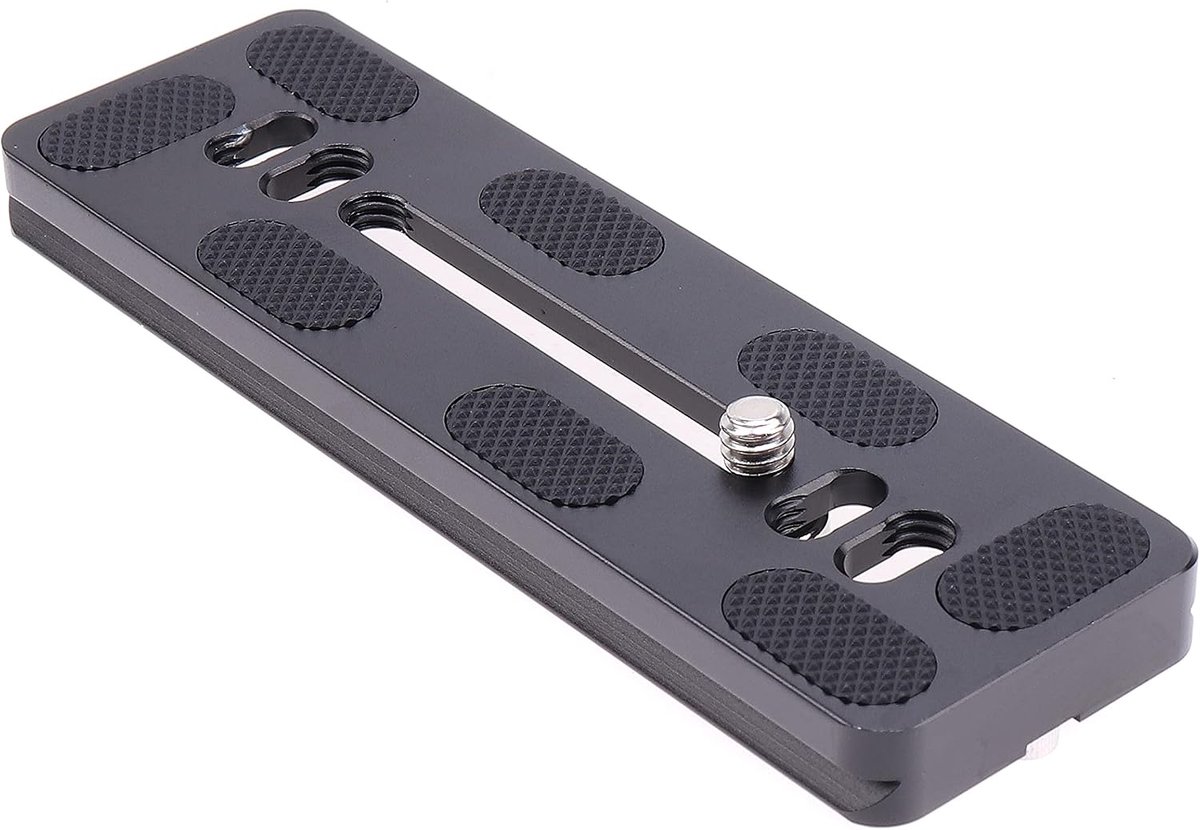 Hersmay PU120 QR plate quick insert with solid aluminium compatible with AS Standard Benro Arca Swiss tripod ball head - ShopVlot