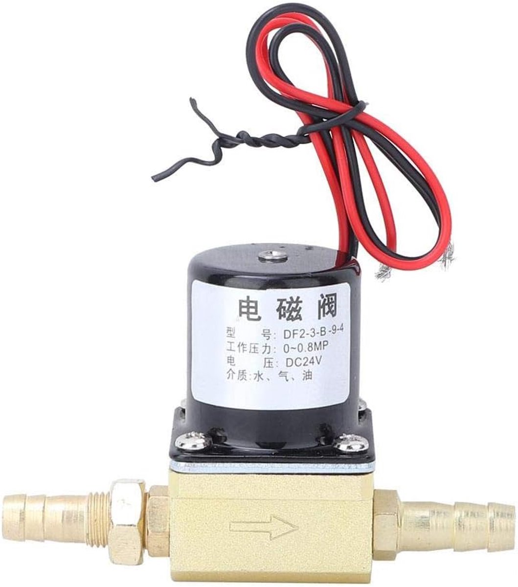Elektrisch solenoïdeventiel G1/8 inch - Geschikt voor lucht, argon en CO2 - Werkdruk 0~0.8 MPa - ShopVlot
