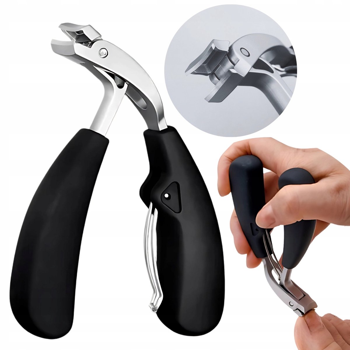 Nagelknipsers voor Senioren: Extra Brede & Gebogen Knipper