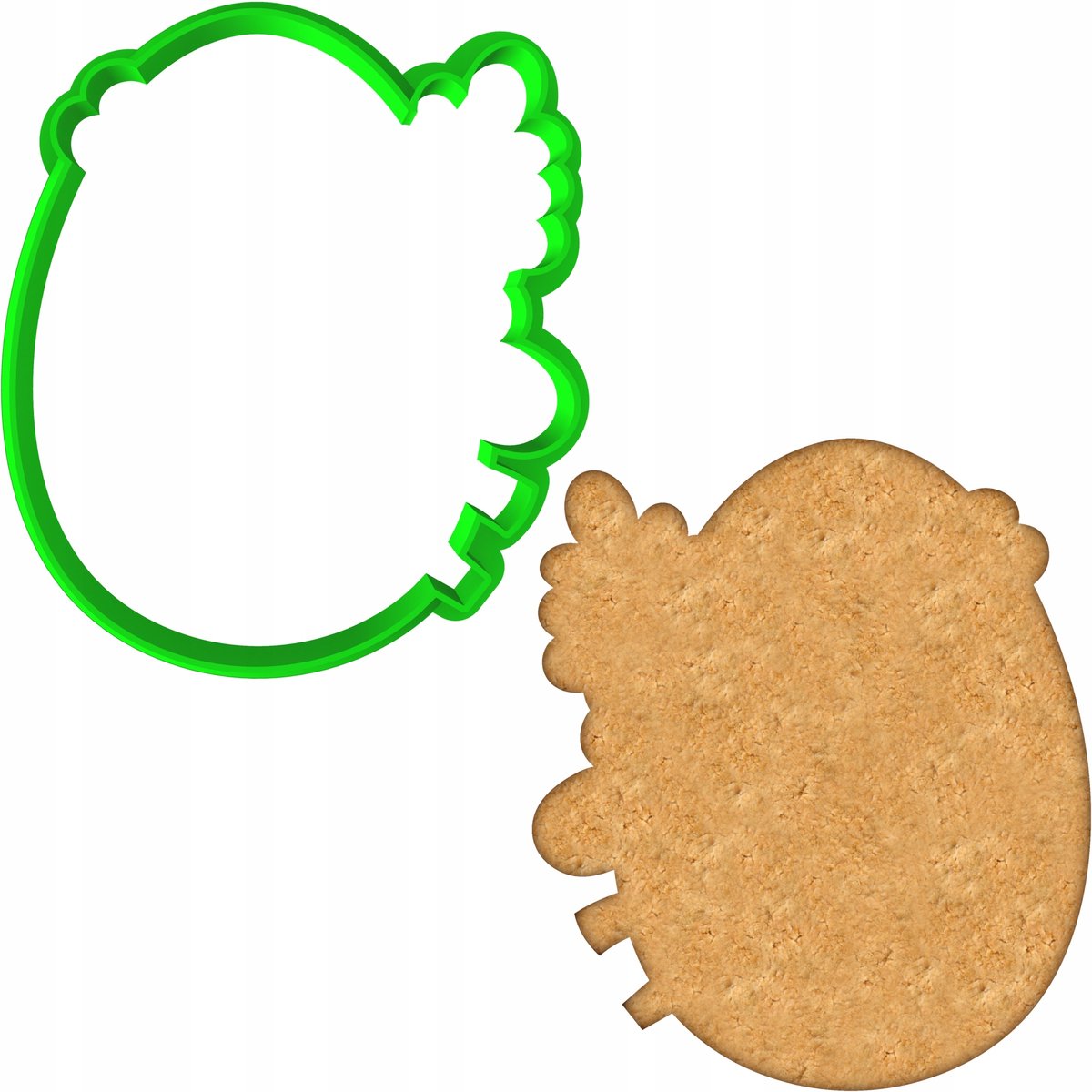 Paasei Koekjesvorm - 8cm - Bakvorm voor Koekjes en Koekjes