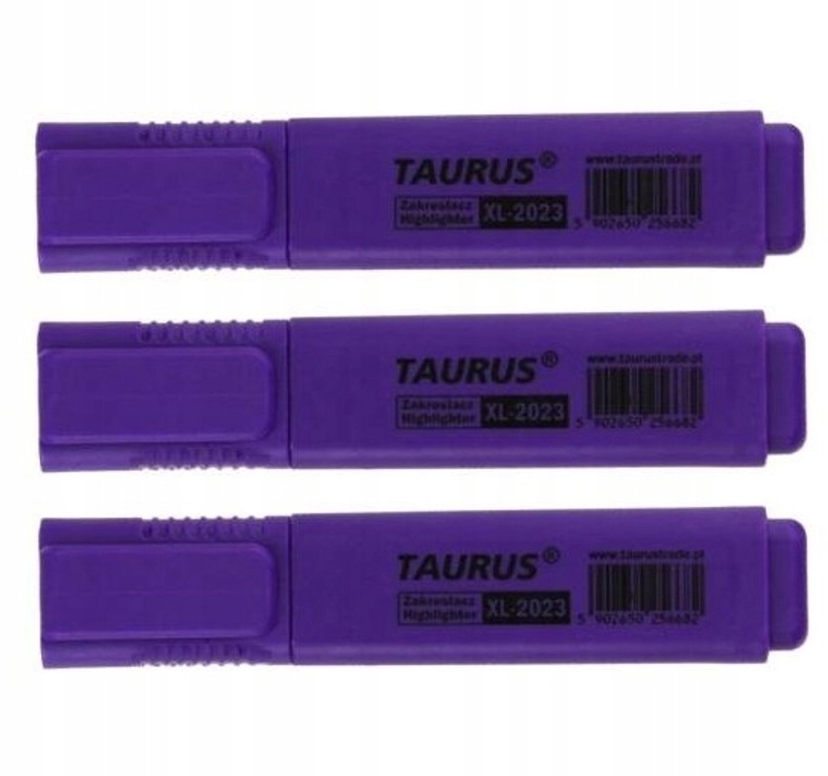 Taurus XL-2023 Violette Markeerstiften - Set van 3