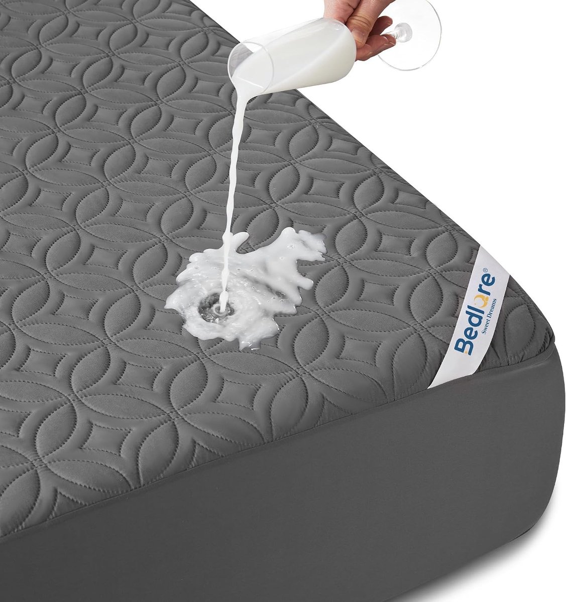 BEDLORE Mattress Protector Waterproof Mattress Cover Mattress Cover 140x200cm White - ShopVlot