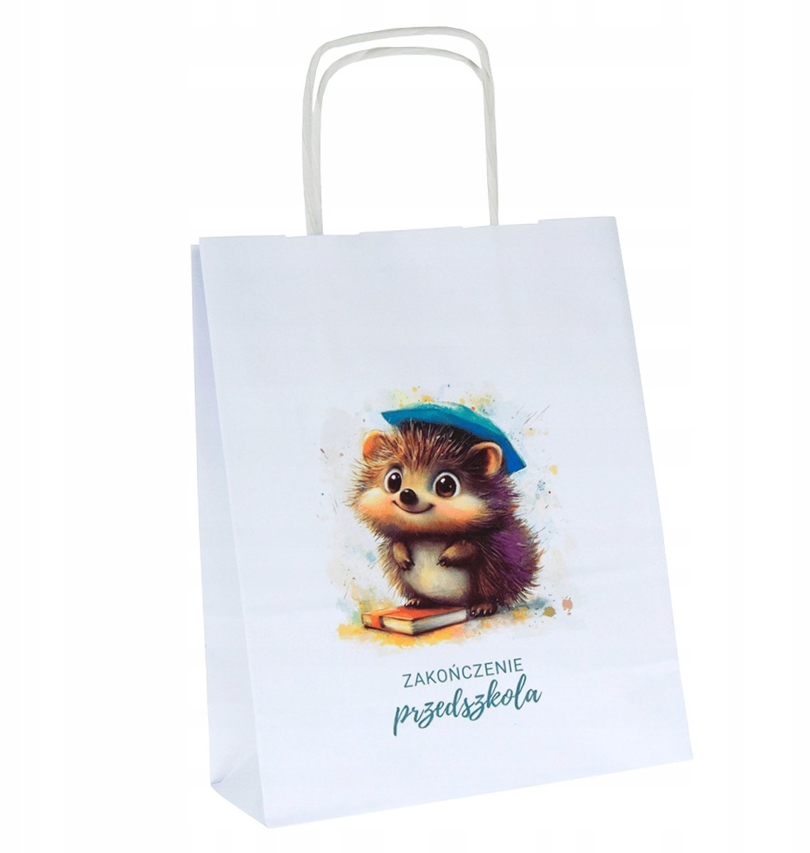 Papieren Cadeautas met Opdruk - Afscheid van de Peuterschool (18x8x22cm)
