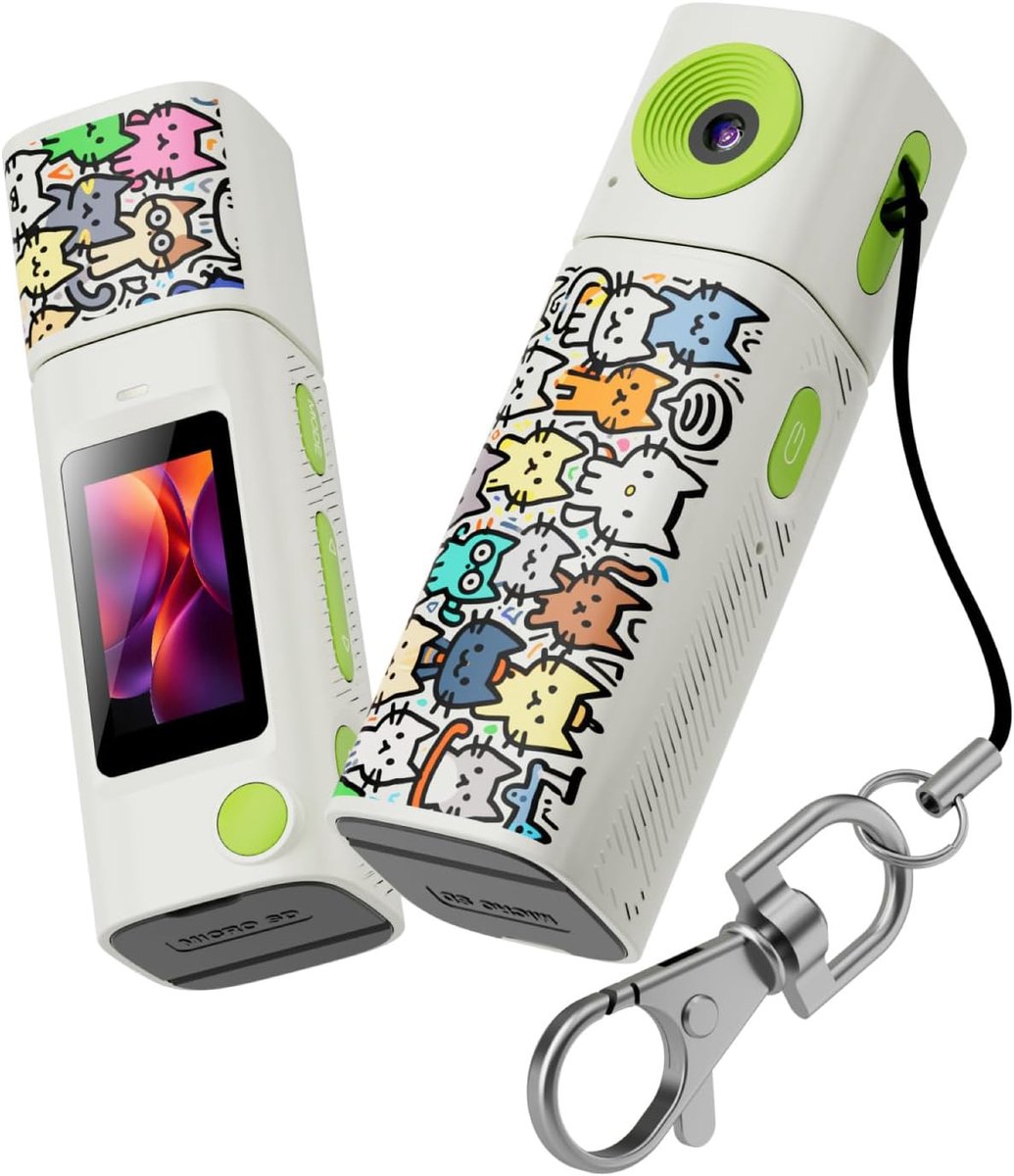 Mini-camera, 2K, 270° lens, draagbare sleutelhanger - ShopVlot