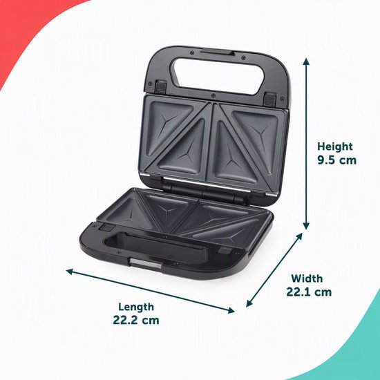 Progress 3 in 1 Snack Maker - Tosti's - Wafels - Panini's van Progress — afbeelding 4