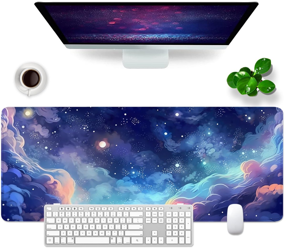 Bureauonderlegger XL - muismat 80 x 30 cm - gaming stijl - ideaal voor professionele gamers - ShopVlot