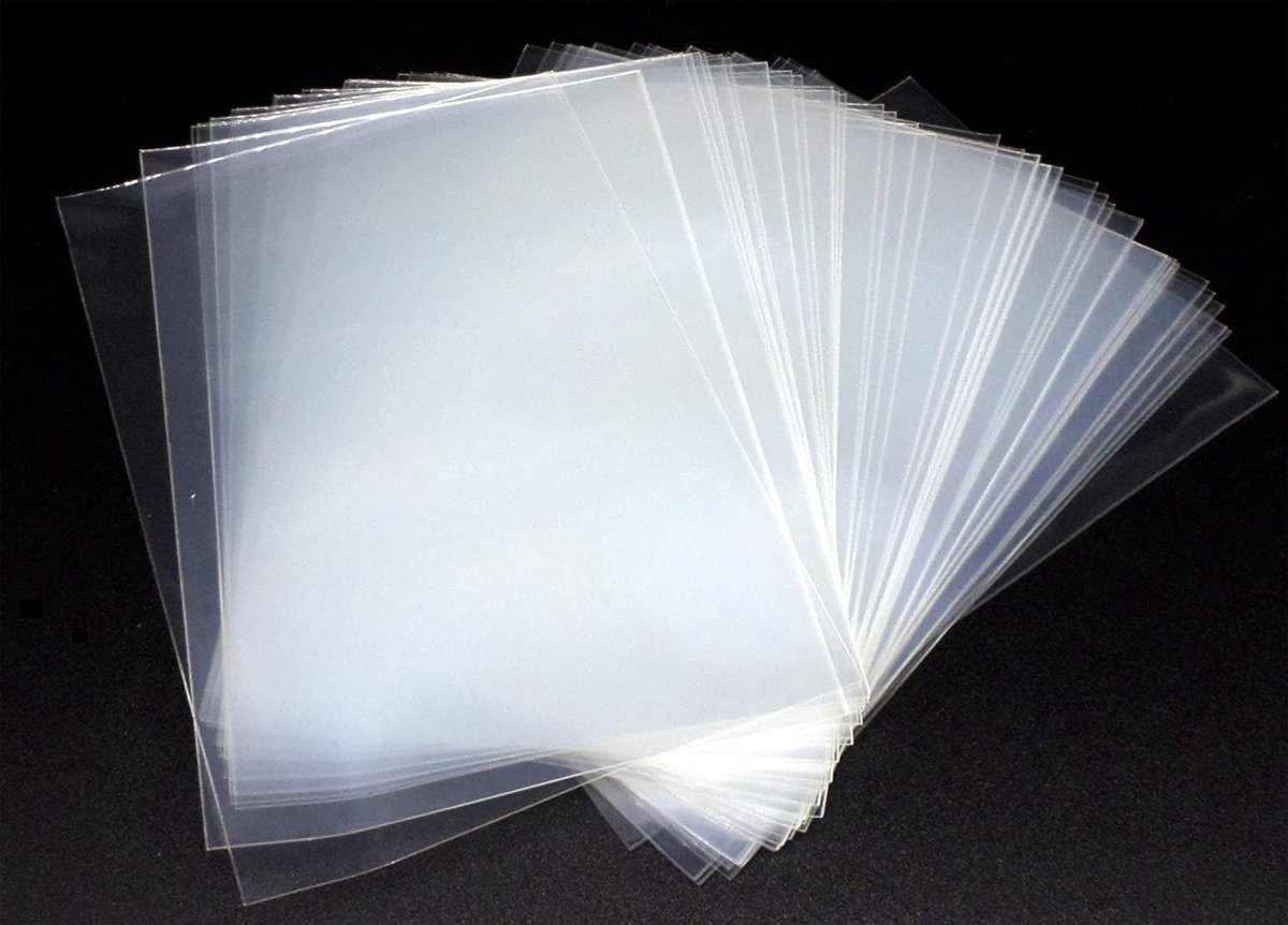 Kaarten Beschermhoezen - Transparant - 70 x 100 mm - Zuurvrij Polypropyleen - Voor Vintage Kaarten
