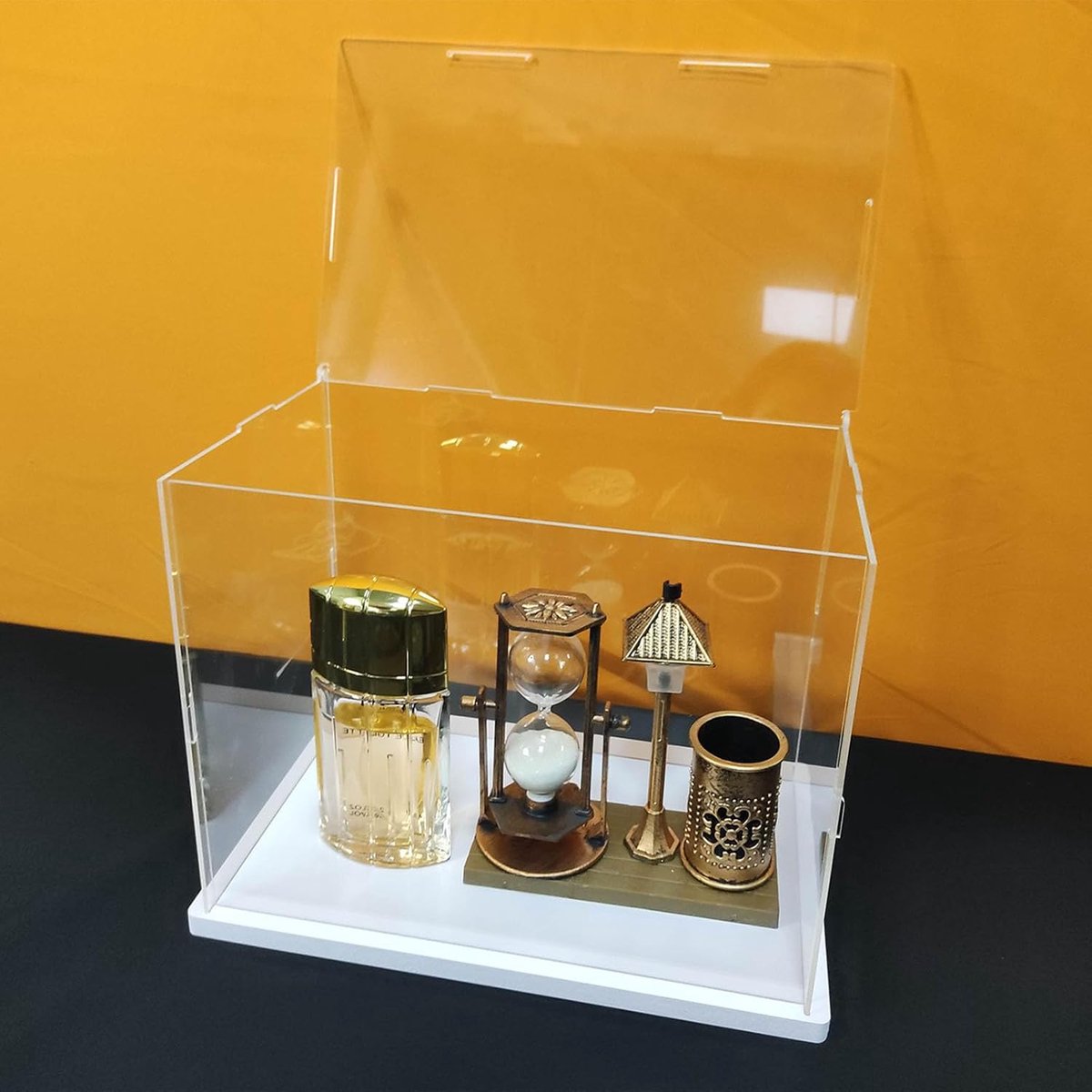 Acryl Displaykast 25x20x20cm - Dekkende Opening - Bescherming tegen Stof - Perfect voor Actiefiguren en Verzamelaars - ShopVlot