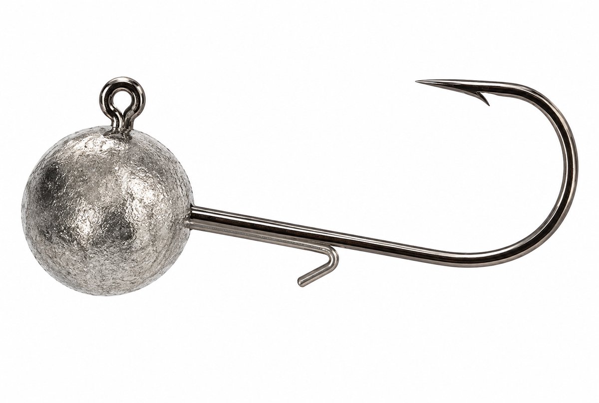 Predox Jig Head Round 10 gram natural | loodkoppen voor shads Haakmaat #1