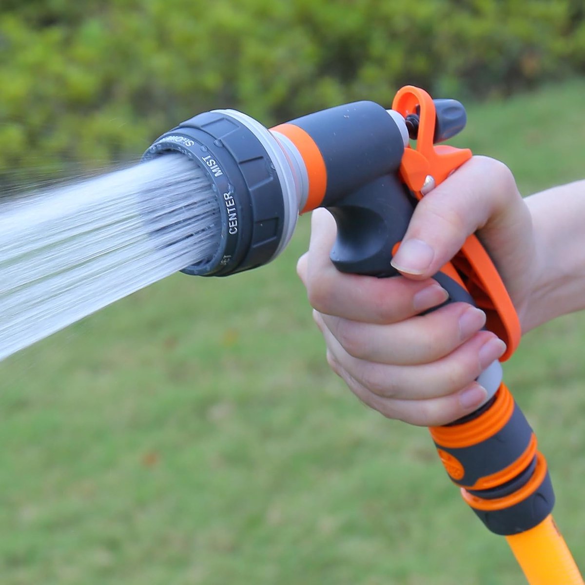 8-Function Adjustable Garden Hose Spray Kit - High Pressure Spray Gun for Irrigation, Car Washing and Pet Care - ShopVlot