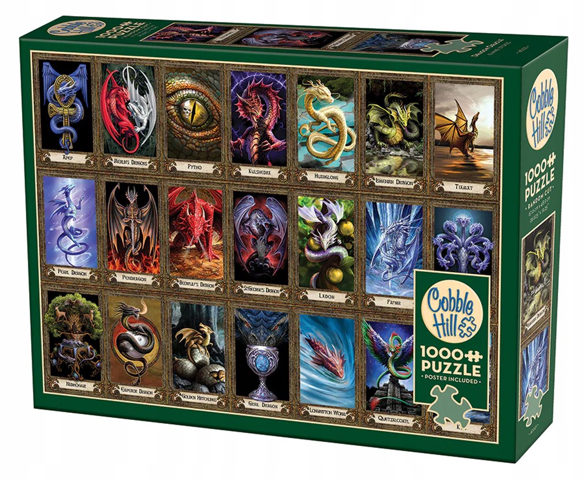 Cobble Hill Puzzel 1000 Stukken - 21 Draken