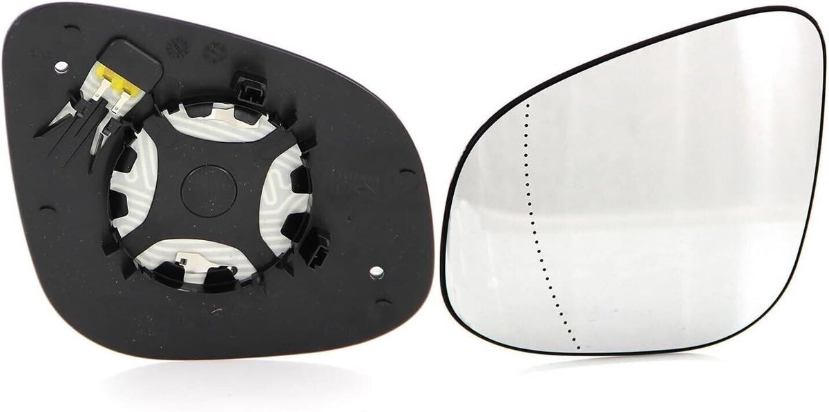 Rear Side Mirror Ice with Left Mount Driver Side Compatible with KANGOO 2 GRAND KANGOO 2 CITAN NV250 OEM 963664943R - ShopVlot