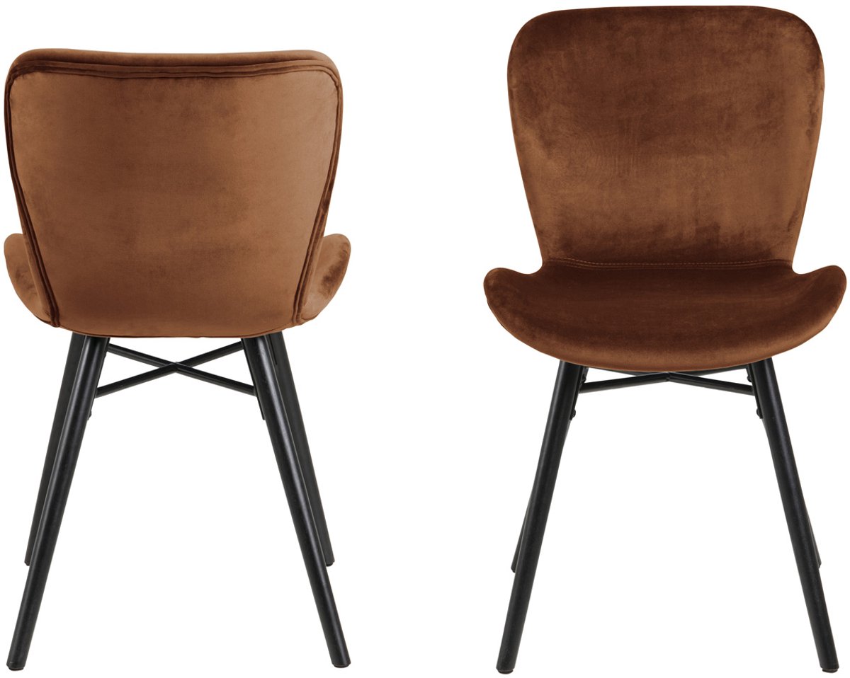Eetkamerstoel Zaria Koper - Giga Living - Set van 2